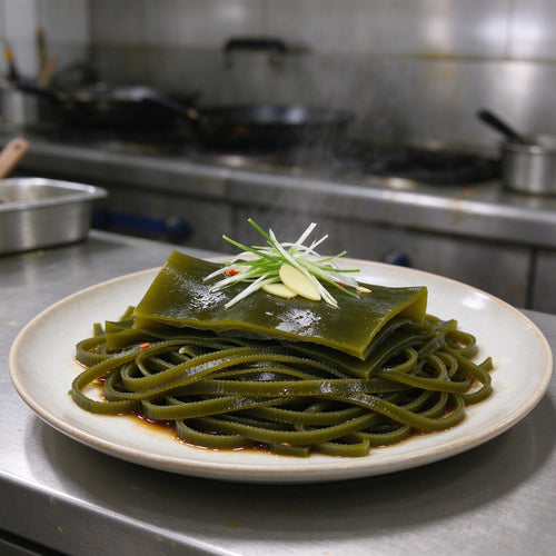Fresh Kelp Seaweed Sheets And Strips