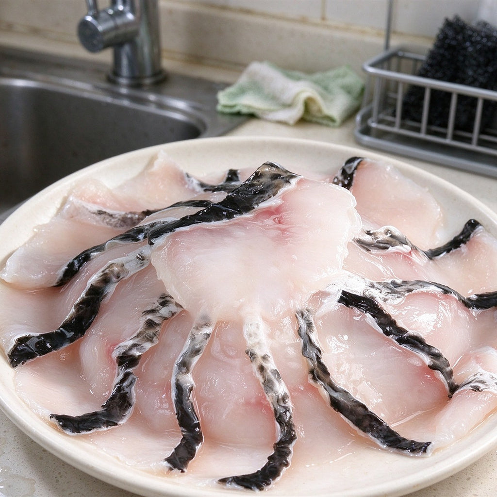 Fresh Sliced Snakehead Fish Fillets