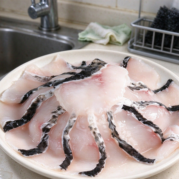 Fresh Sliced Snakehead Fish Fillets