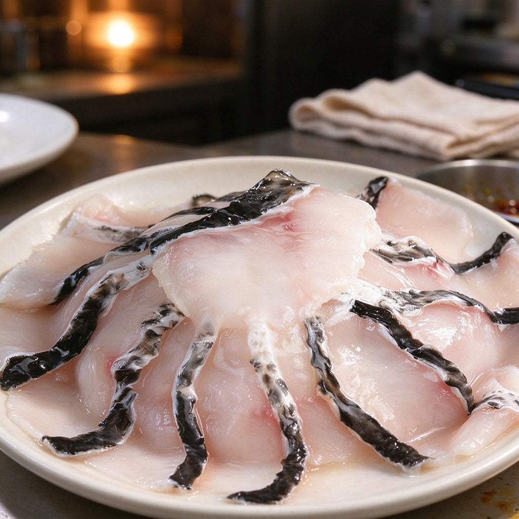 Fresh Sliced Snakehead Fish Fillets