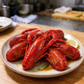 Fresh Boiled Garlic Crawfish Platter